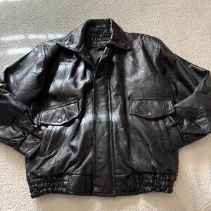 Men's Black Bomber Jacket